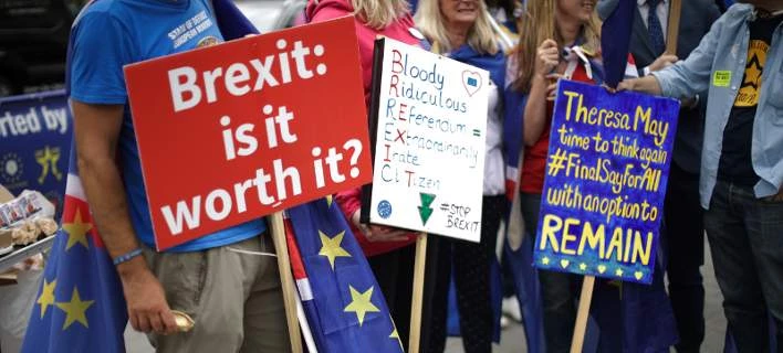 Πορεία στο Λονδίνο: Ζητούν…δημοψήφισμα για τη συμφωνία του Brexit!